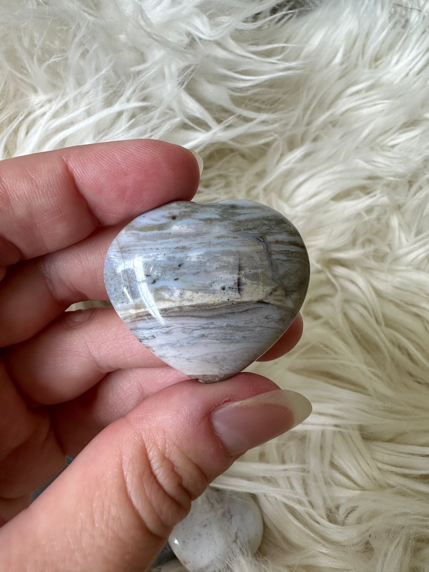 Ocean Jasper Heart