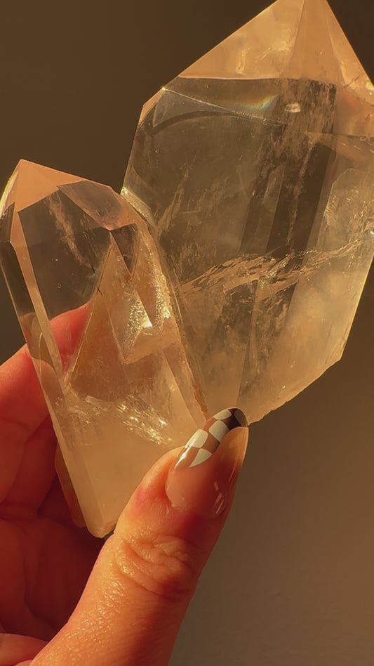 Blue Needle Phantom Quartz