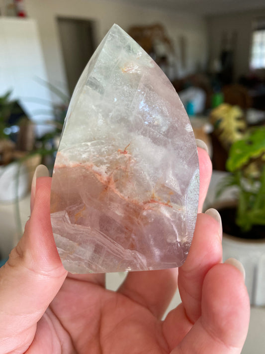 Candy Fluorite Flame Shape